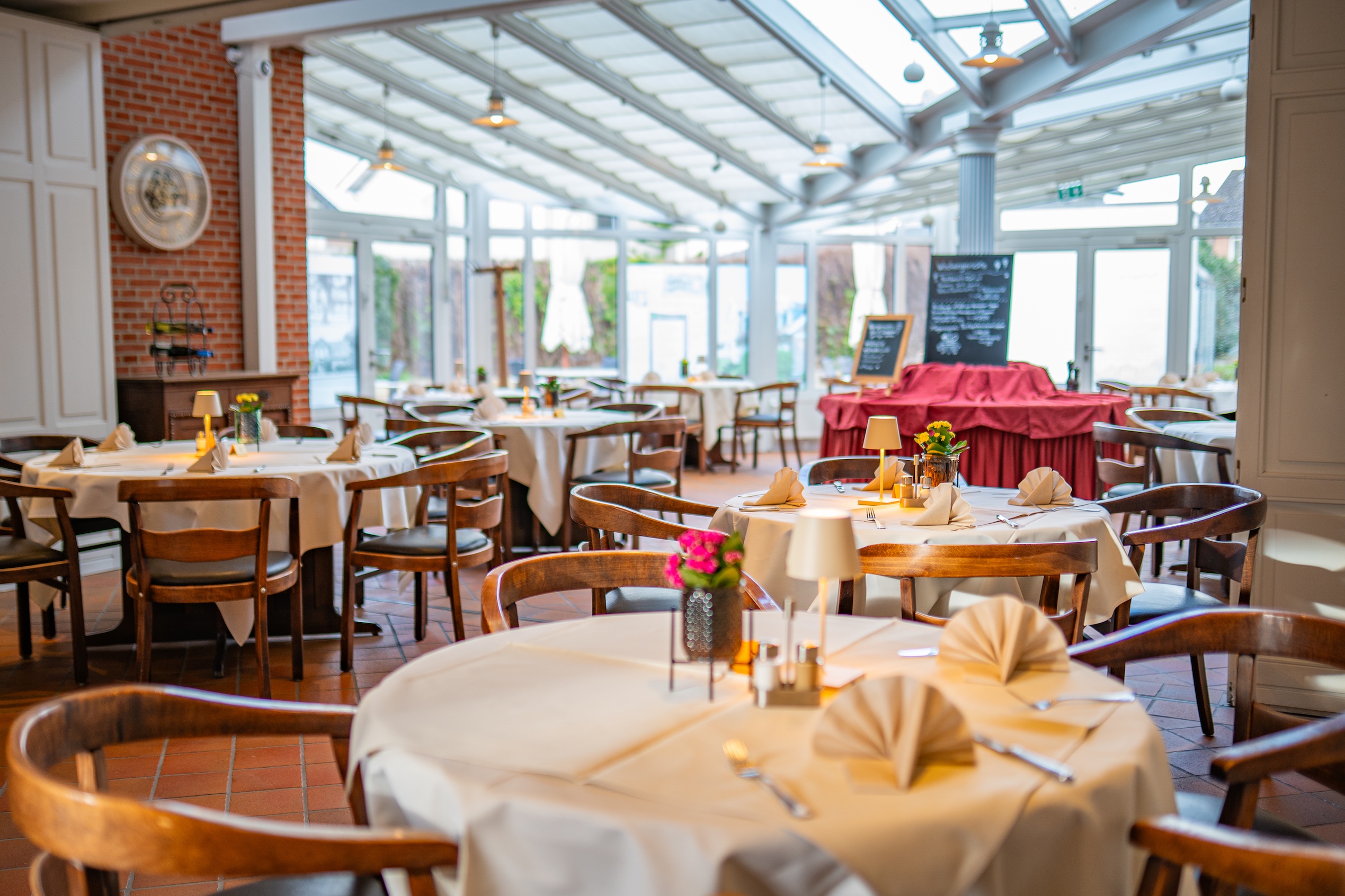 Restaurantatmosphäre im Alten Landhaus